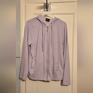 32 Degrees Light Lavender Zip-Up Hoodie Jacket